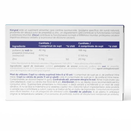 Korysal, 24 comprimidos masticables, Naturpharma