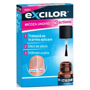 Excilor 3Actions Soluzione per il trattamento delle micosi delle unghie, 7 ml, Magna Pharm