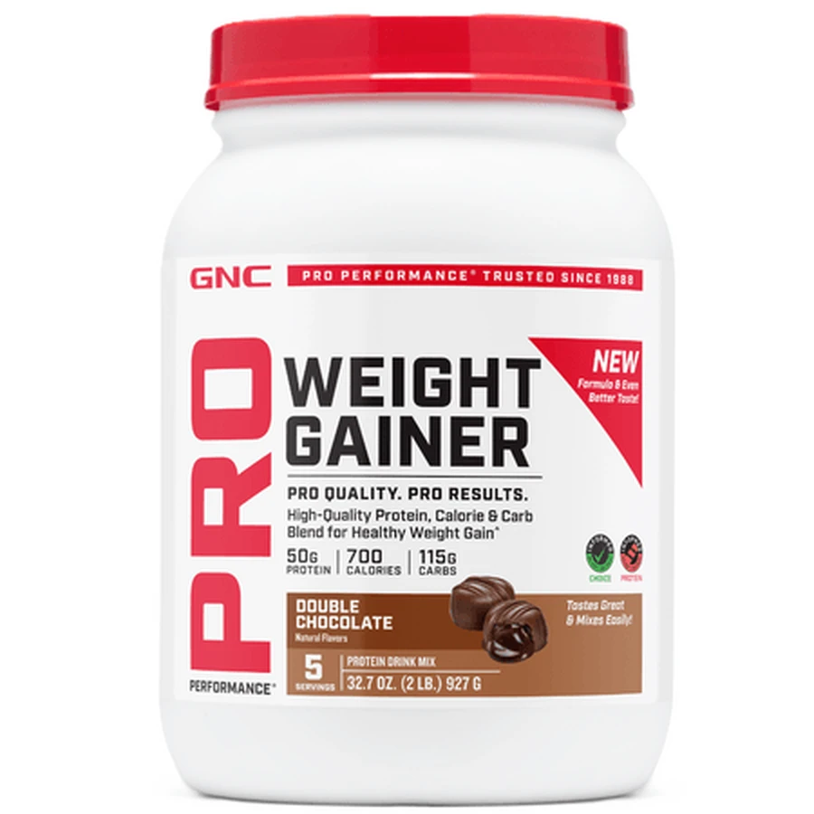 Pro Performance Chocolate-Flavored Protein Powder for Weight Gain, 927 g, GNC
