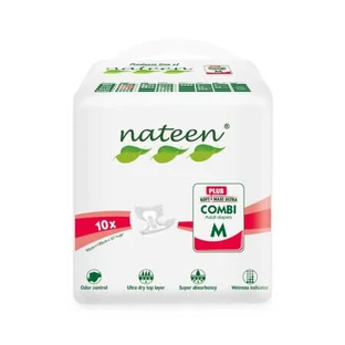 Combi Plus Line Erwachsenenwindeln, Größe M, 10er-Pack, Nateen
