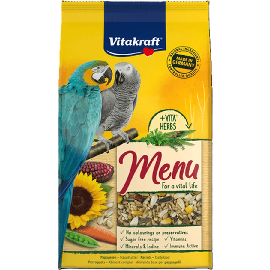 Menu – karma dla papug, 1000 g, Vitakraft: ceny i cechy