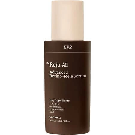 Advanced Retino-Mela intensief anti-aging serum met hydroxypinacolonretinoaat (HPR) en niacinamide, 30 ml, Dr. Reju-All