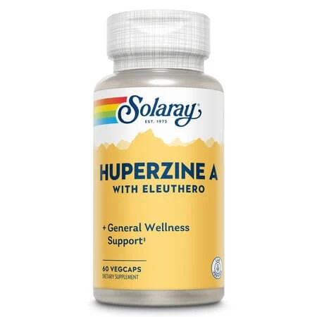 Huperzine A met Eleuthero van Solaray, 60 capsules, Secom