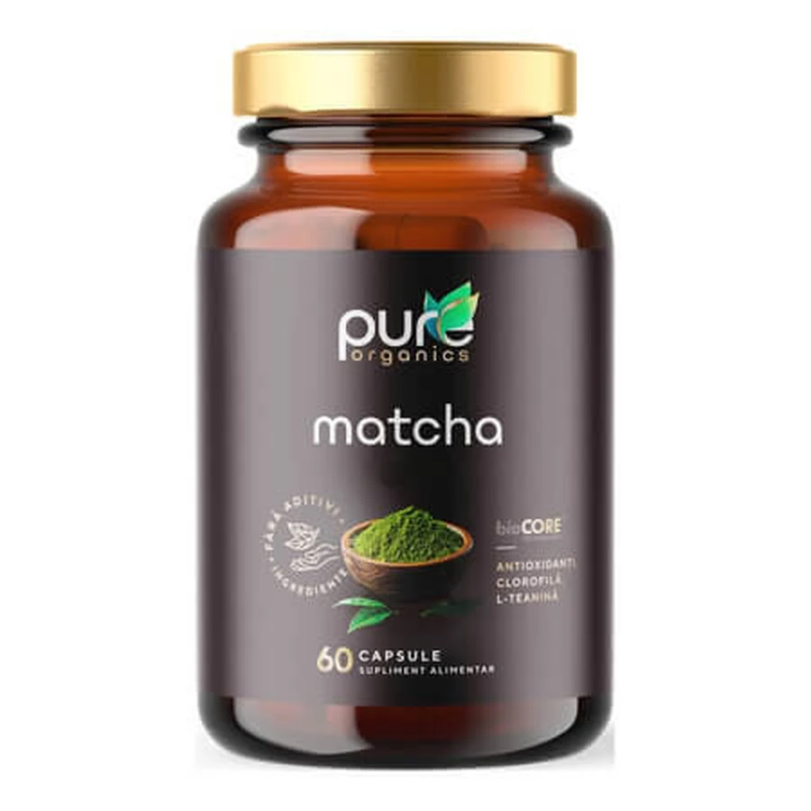 Matcha, 60 capsules, Pure Organics