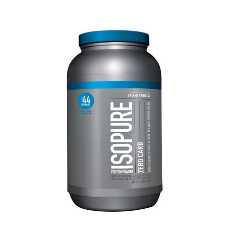 Isopure Zero Carb, Zero Carbohydrate Whey Protein Isolate with Vanilla Flavor, 1360 G