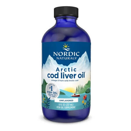 Arctische levertraan zonder smaak, 237 ml, Nordic Naturals