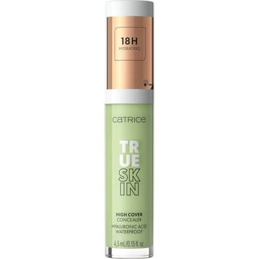 Corrector, 300 CC Verde, Corrector de alta cobertura True Skin, 4,5 ml, Catrice