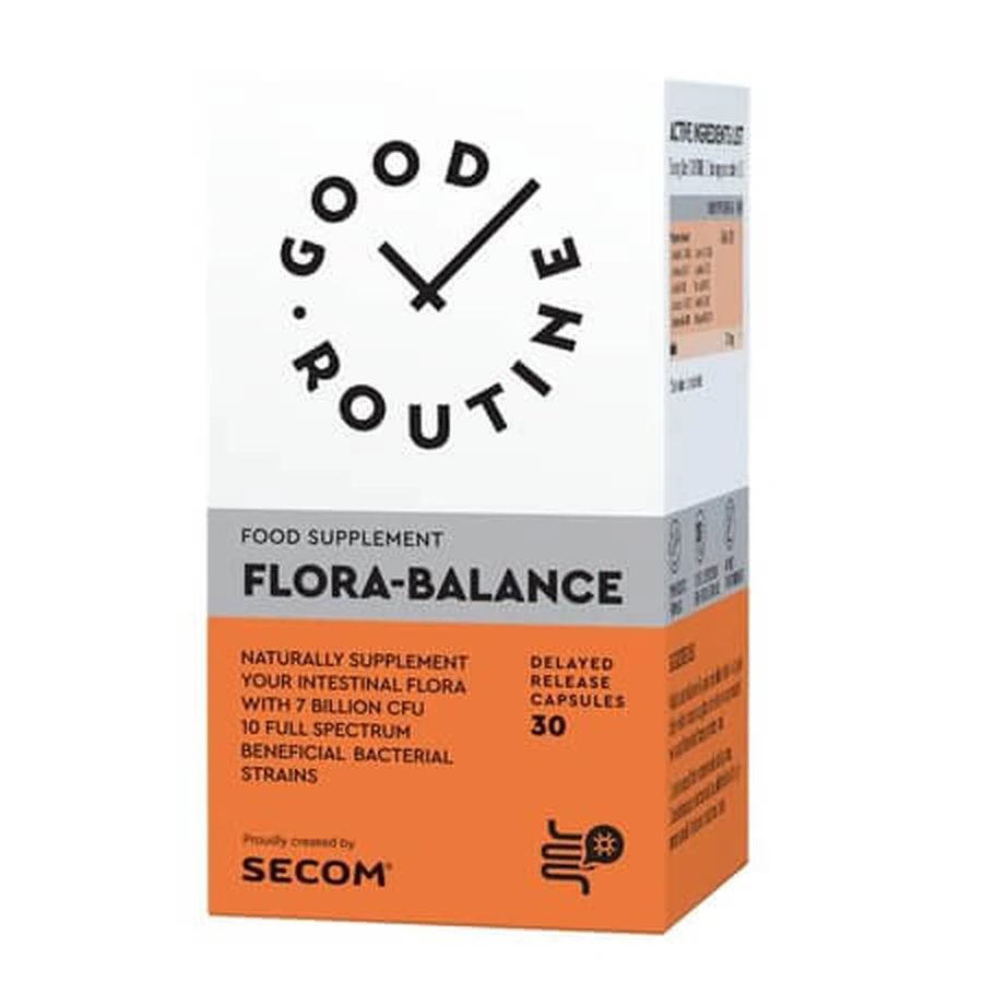 Flora-Balance Good Routine, 30 Kapseln, Secom