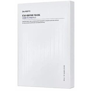 Exo Biome Hydraterend masker met peptiden en hyaluronzuur, 1 stuk, Dr. Pepti