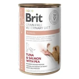 Niervriendelijk natvoer voor honden met tonijn en zalm, 400 g, Brit