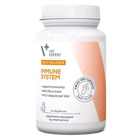 Supplement voor het immuunsysteem van honden en katten, 50 capsules, VetExpert