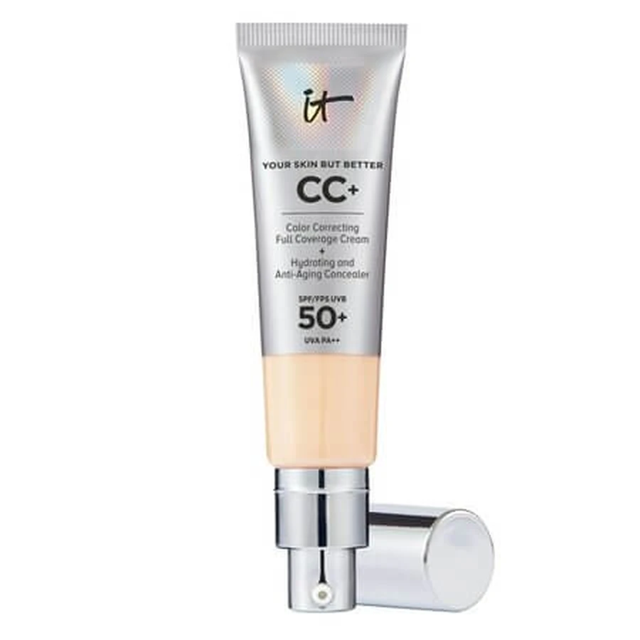 Light CC+ Crema correttiva colorata a copertura totale con SPF 50+, 32 ml, It Cosmetics