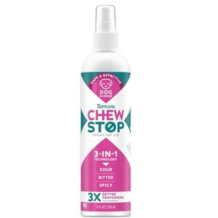 Spray anti-mâchouillage Chew Stop pour chiens, 236 ml, Tropiclean