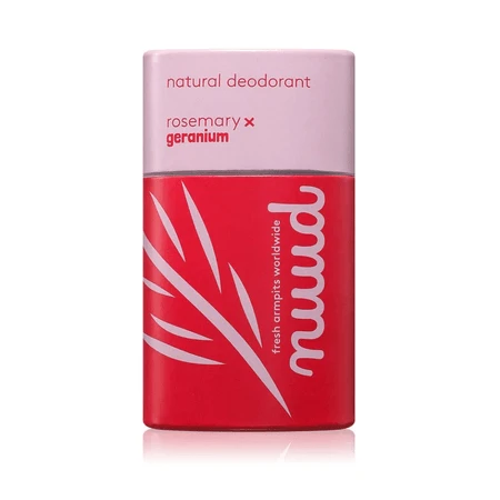 Natuurlijke deodorantstick met rozemarijn en geranium, zonder aluminium, 45 g, Nuud