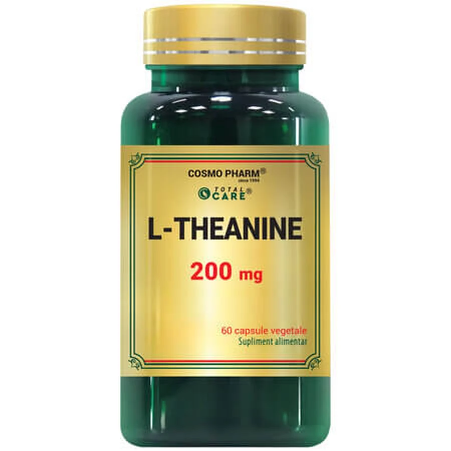 L-teanina, 200 mg, 60 cápsulas, Cosmo Pharm