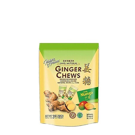 Prince Of Peace Ginger Chews, Gember Mango Toffee, 85 G