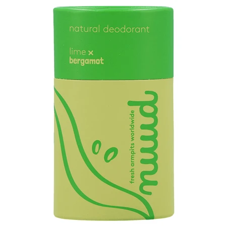 Natuurlijke deodorantstick met limoen en bergamot, zonder aluminium, 45 g, Nuud