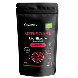 Mirtilli rossi liofilizzati, 25 g, Niavis