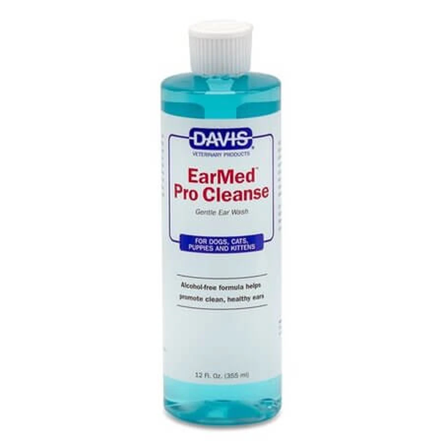 Earmed Pro Cleanse – Soluzione detergente per le orecchie di cani e gatti, 355 ml, Davis