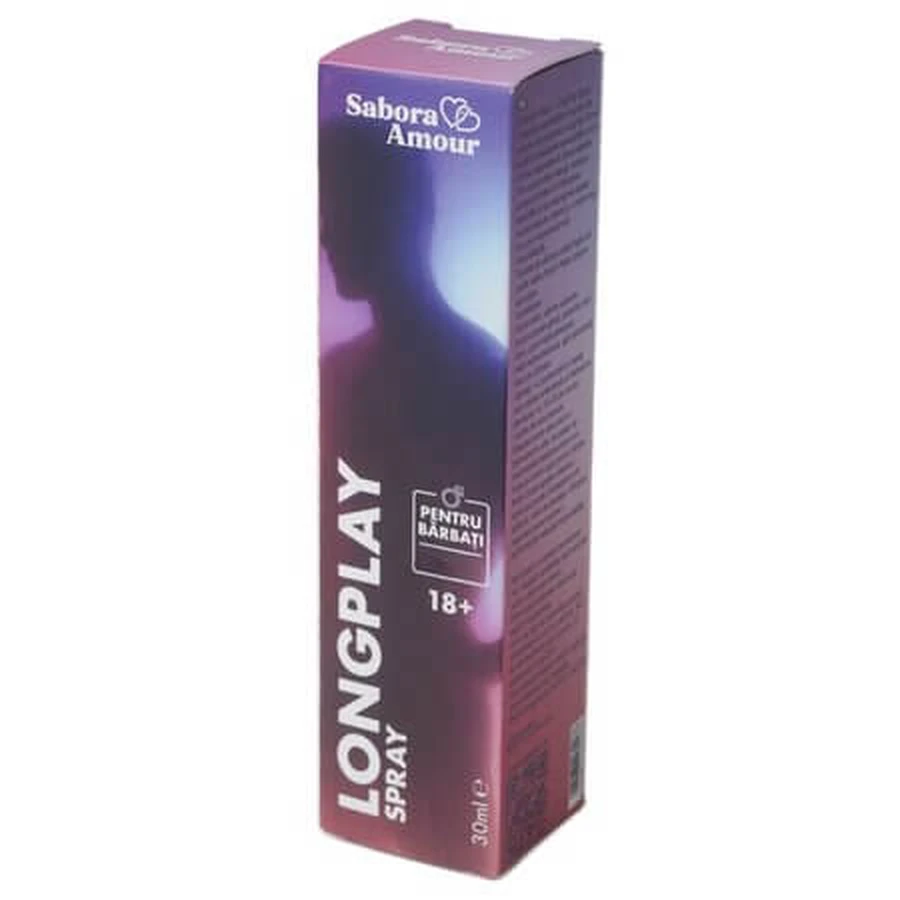 LongPlay Intimate Spray voor mannen, 30 ml, Sabora Amour