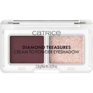 Fard pentru pleoape Diamond Treasures, 060 Burgundy Glitz, 2.8 g, Catrice