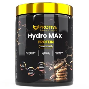 Hydro Max Protein Cookie-Coffee Proteinpulver, 450 g, Protiva