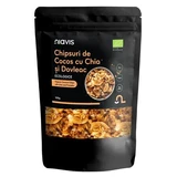 Chipsuri de cocos cu chia si dovleac ecologice, 100 g, Niavis