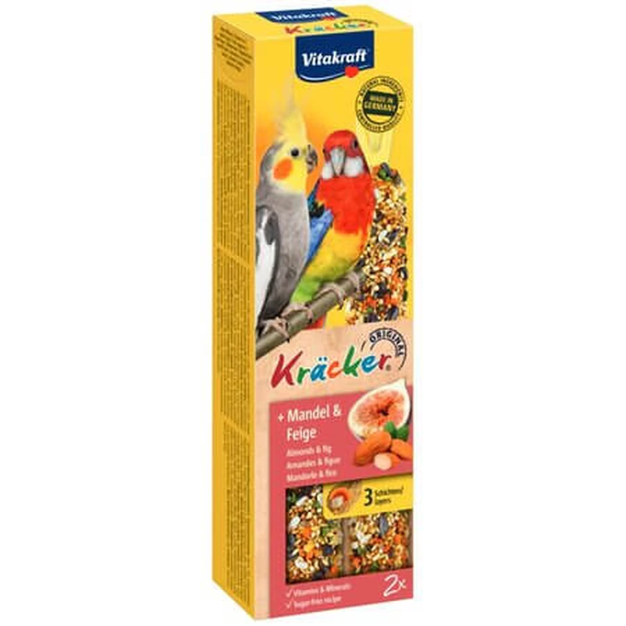 Kracker-repen met amandelen en zaden voor nimfen, 180 g, Vitakraft
