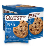 Quest Eiwitkoekje, Eiwitkoekje, Chocolade Chip smaak, 59g