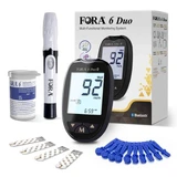 FORA 6 Duo – mg/dL Blutzucker- und β-Keton-Messgerät mit Bluetooth