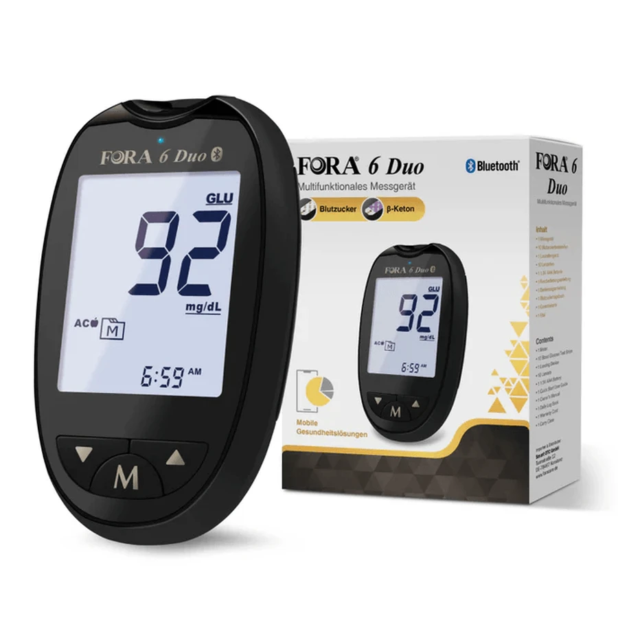 FORA 6 DUO mmol/L – Bloedglucose- en β-ketonmeter