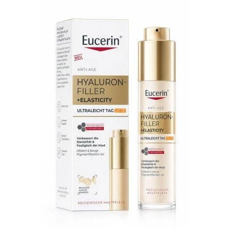 Eucerin Hyaluron-Filler + Elasticity ultralichte dagcrème SPF 50, 50 ml