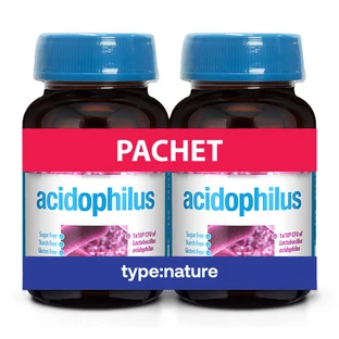 Acidophilus-pakket, 60 tabletten + 60 tabletten, Naturmil
