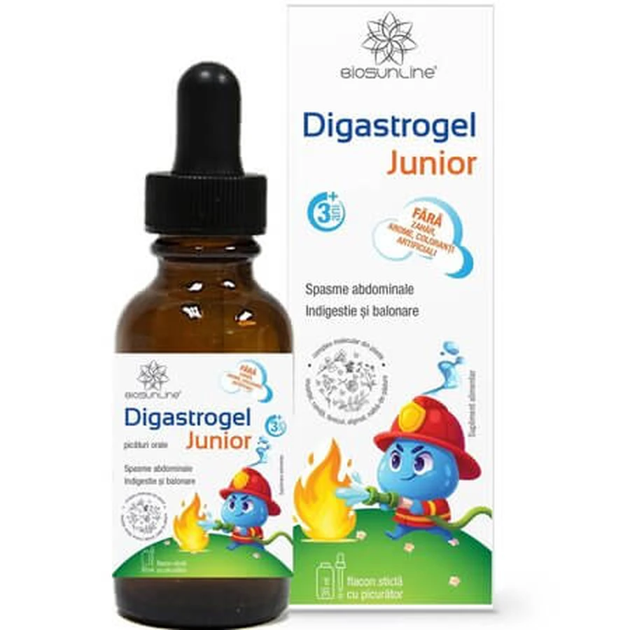 Digastrogel Junior Tropfen zum Einnehmen für Kinder, 30 ml, BioSunLine