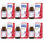 Imunoglukan P4H Plus, siroop voor kinderen vanaf 3 jaar en volwassenen, 6x100 ml