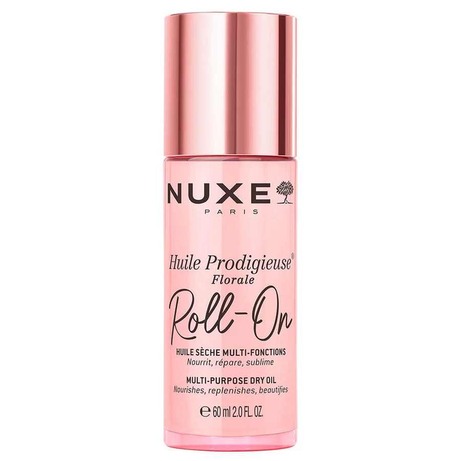 Nuxe Huile Prodigieuse Florale – Ulei uscat multifuncțional cu aplicator roll-on, 60 ml