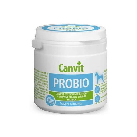 CANVIT Probio, XS-S, supplement voor een gezonde spijsvertering en met probiotica, ter ondersteuning van het immuunsysteem bij honden, fles, 100 g