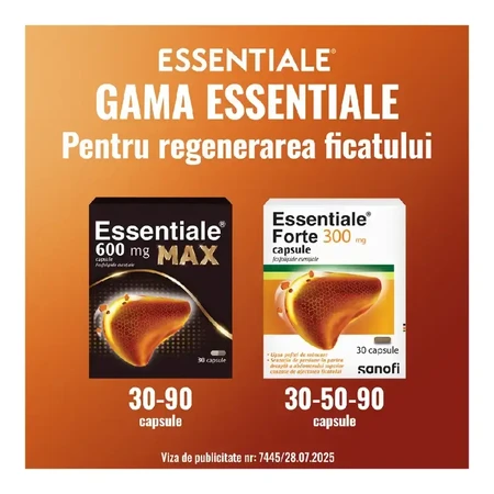 Essentiale MAX 600 mg 4+1-verpakking, 5 x 90 capsules, Sanofi