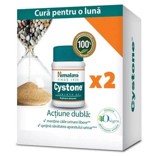 Cystone-verpakking, 60 + 60 tabletten, Himalaya