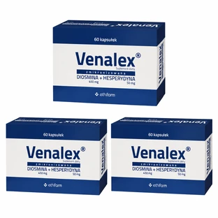 Venalex, diosmine micronisée + hespéridine, 3x60 gélules