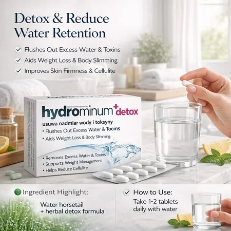 Hydrominum + Detox, 3 x 30 tabletten