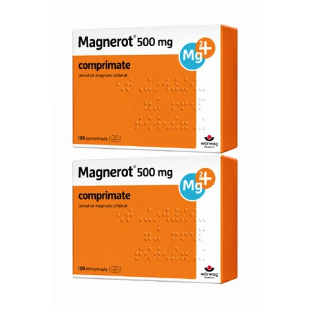 Magnerot 500 mg, 2x100 Tabletten, Worwag Pharma