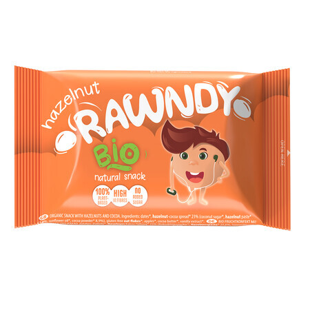 Bio-Energieriegel mit Erdnüssen, 26 gr., Rawndy