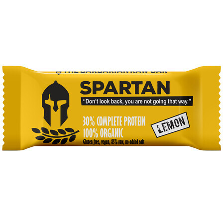 Barretta proteica biologica al limone Spartan, 50 gr, The Barbarian