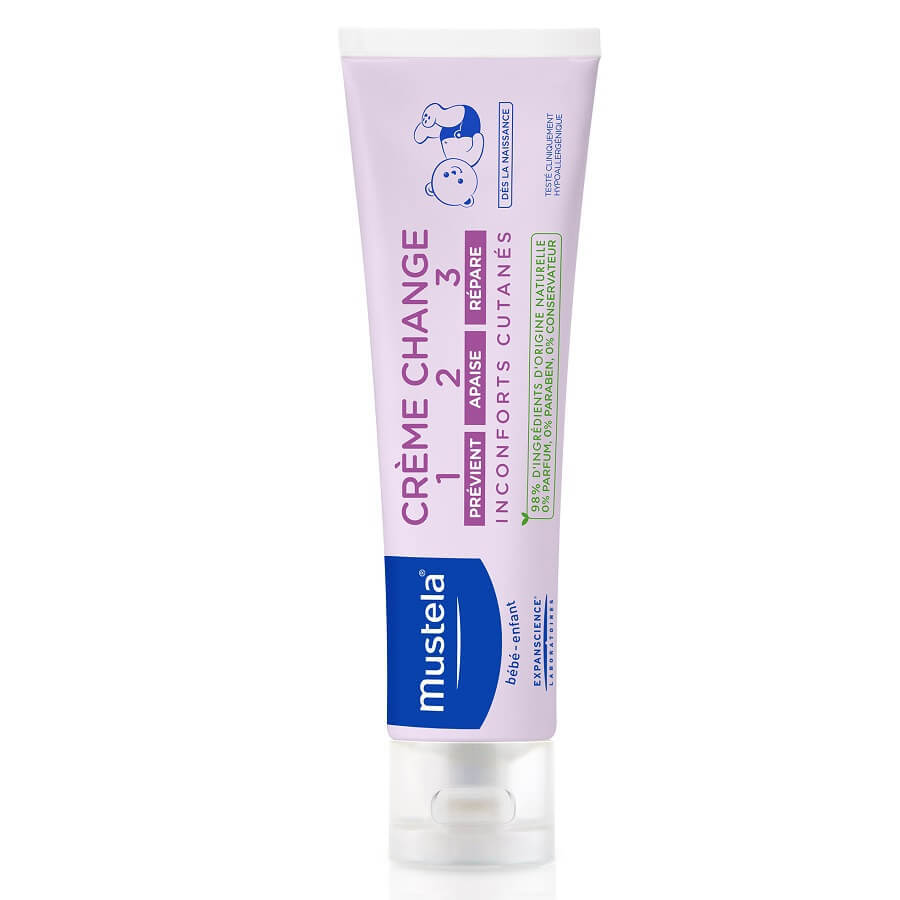 Vitamine Barrière 1-2-3 luiercrème, 50 ml, Mustela