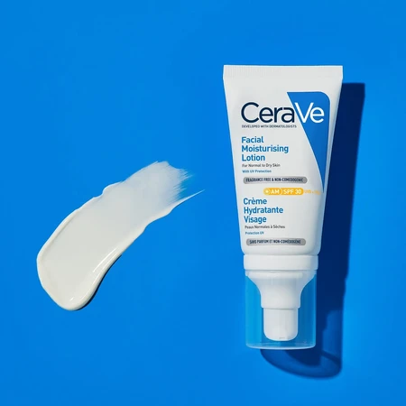 Crema facial hidratante FPS 30, 52 ml, CeraVe