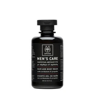 Men's body and hair gel, 250 ml, Apivita