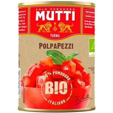 Pomodori a cubetti biologici, 400 g, Mutti