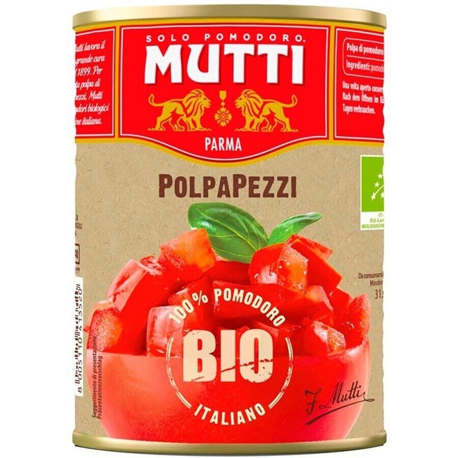 Tomates en dés bio, 400 g, Mutti