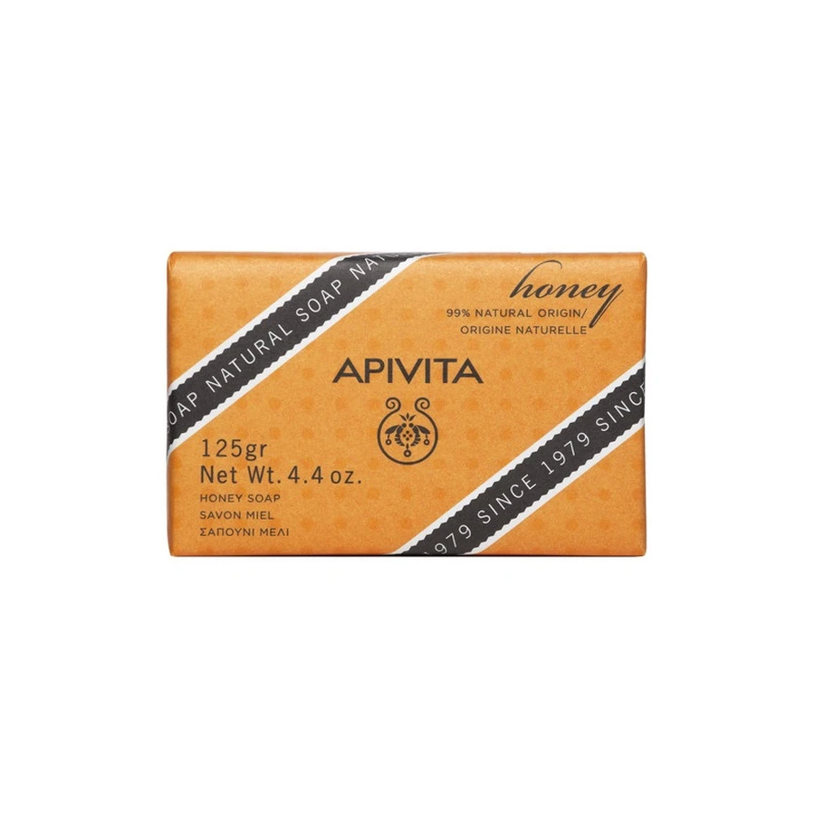Natural soap with honey, 125 g, Apivita